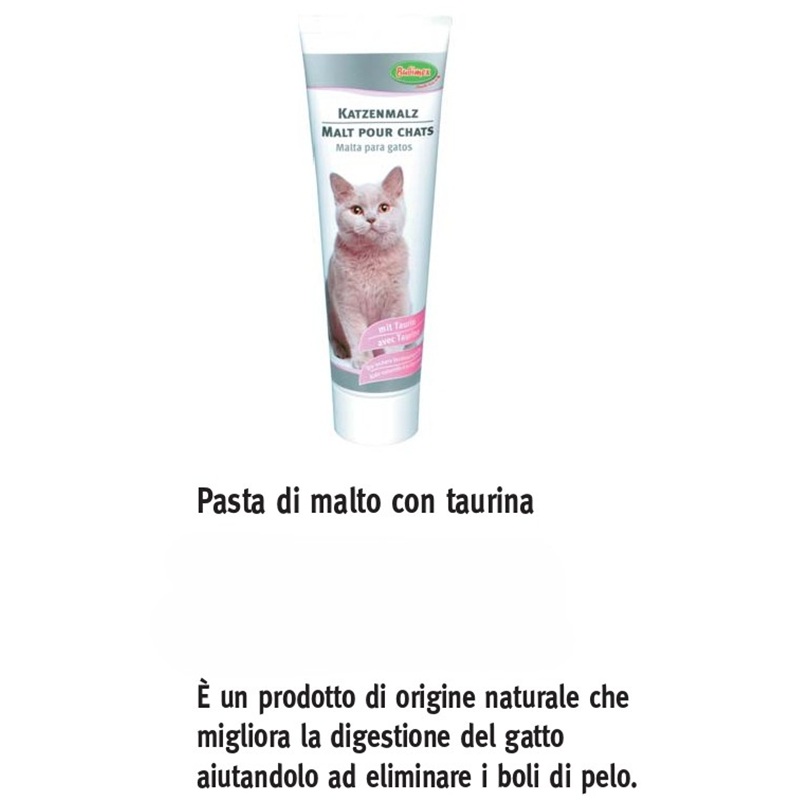 Pasta al Malto d'Orzo per gatti Con Taurina 100 Gr