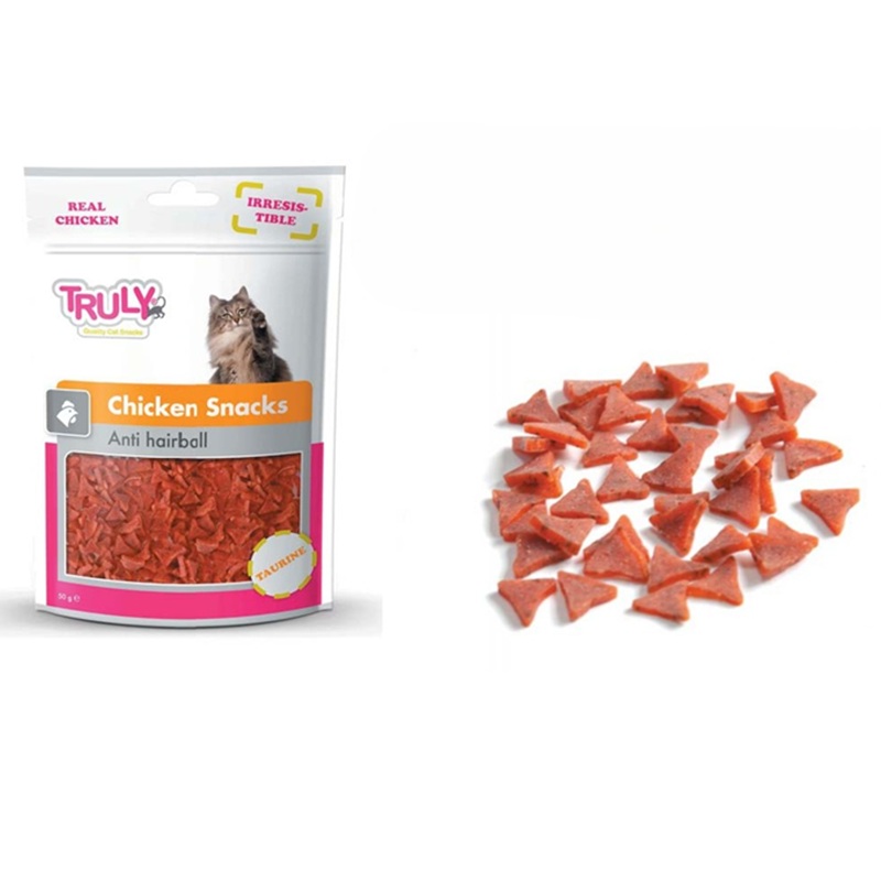 Triangolini al Pollo Anti Hairball Gr 50